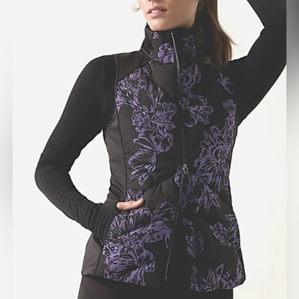 NEW Athleta DOWN Inlet REFLECTIVE Quilted VEST